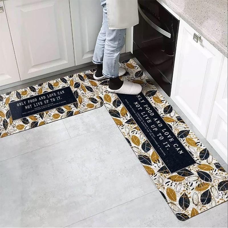 Lively® Accessoires cuisines Petit (40cm x 60cm) / Feuille Tapis de cuisine antidérapant | Lively®