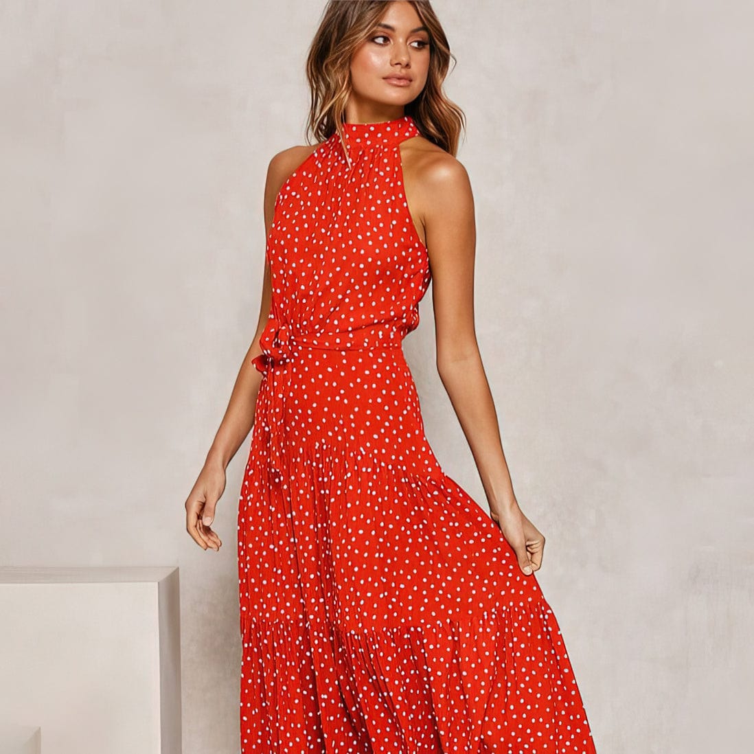 Lively® Vêtements été Rouge / S Robe d'été Manchester | Lively®