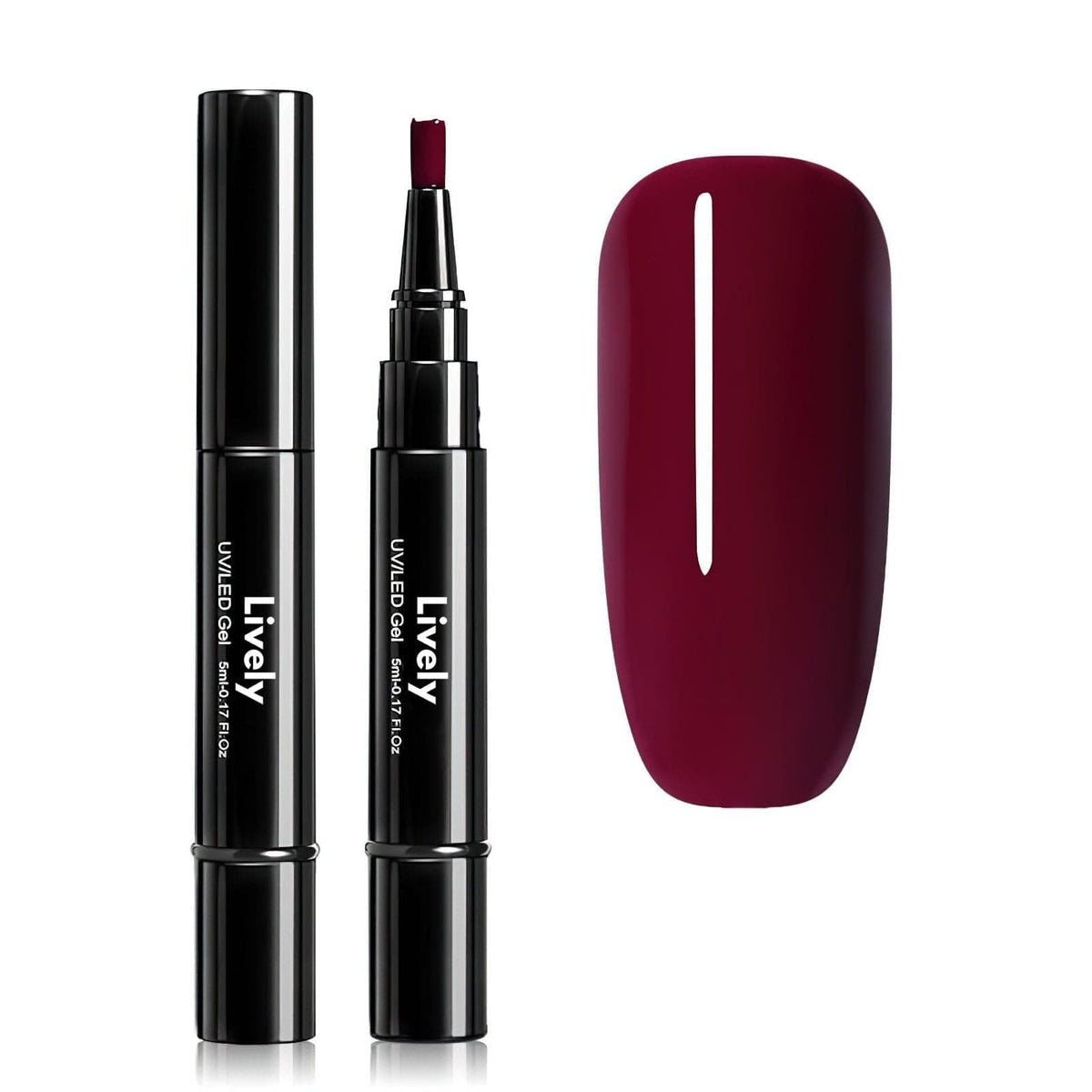 Lively® Ongles & Manucures Bordeaux Stylo vernis à ongles | Lively®