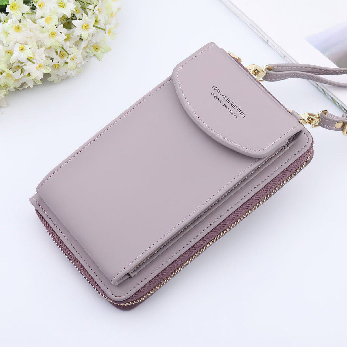 Lively® Vêtements automn & hiver Mauve Portefeuille tout-en-un | Lively®