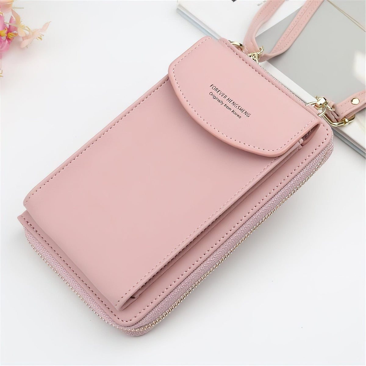 Lively® Vêtements automn & hiver Rose foncé Portefeuille tout-en-un | Lively®