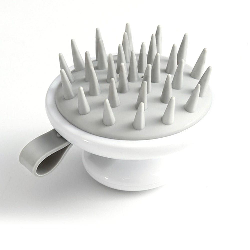 Lively® Soins & Accessoires cheveux Gris blanc Brosse de massage du cuir chevelu - Pour une meilleure pénétration et de meilleurs résultats | Lively®