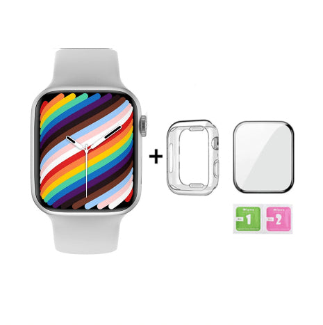 Lively® Vêtements automn & hiver Blanc & housse de protection & sangle supplémentaire Montre intelligente Pro B1 | Lively®
