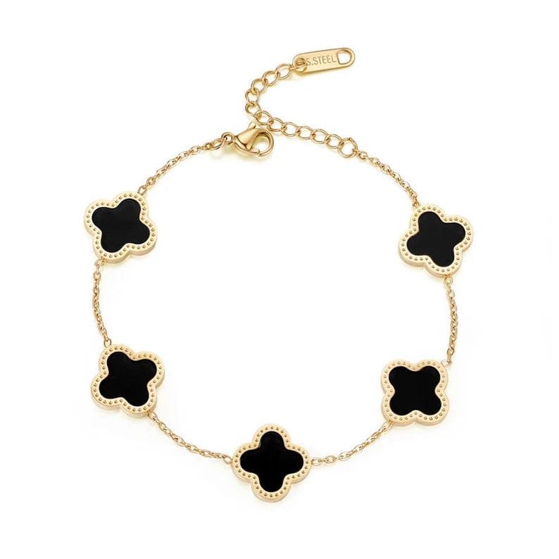 Lively® Bracelets Noir Bracelet trèfles | Lively®