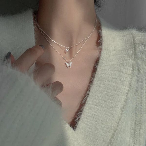 Lively® Colliers Collier Double Papillon | Lively®
