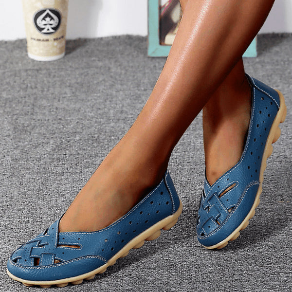 Lively® Sandales Bleu / 35 Sandales orthopédiques en cuir
