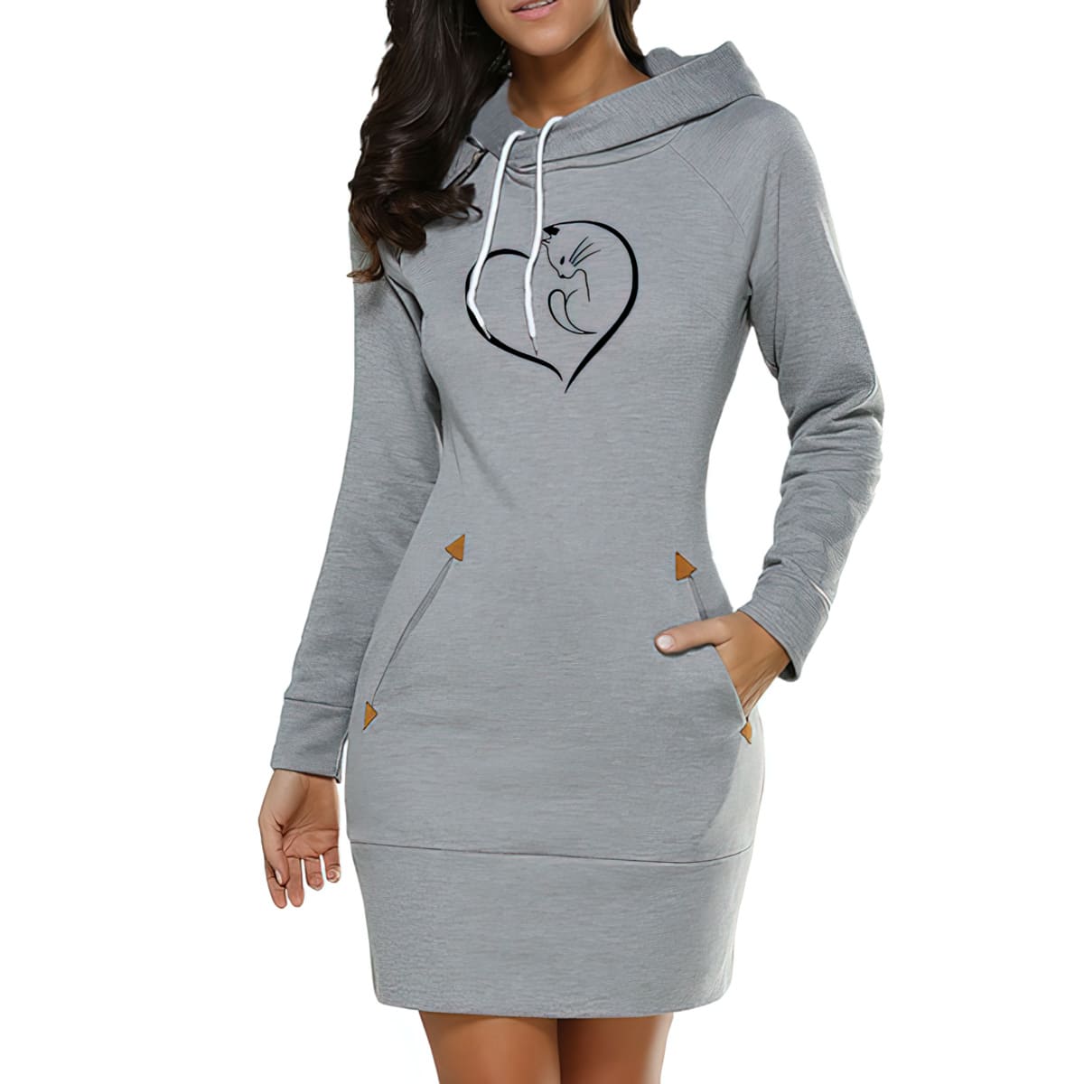 Lively® Vêtements été Gris / XS Robe pull d'été 2 en 1 | Lively™