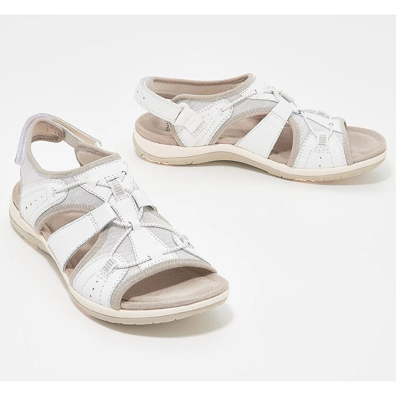 Lively® Kleidung Weiß / 35 Komfortable Sandalen für Damen