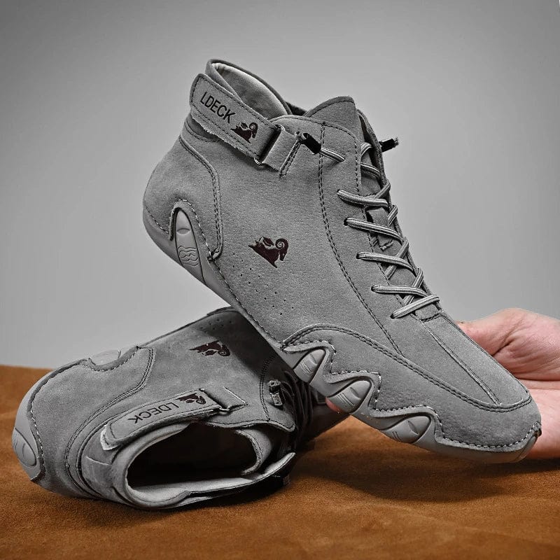 Lively® Grau / 36 Wandara Orthoschuhe - Ultra-bequeme und rutschfeste Barfußschuhe aus Echtleder (Unisex)