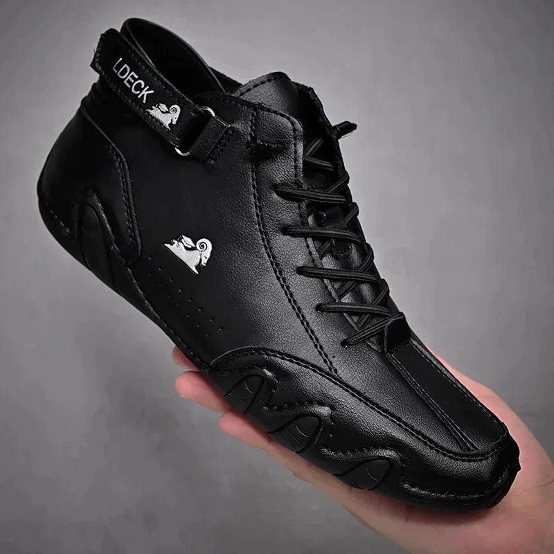 Lively® Schwarz / 36 Wandara Orthoschuhe - Ultra-bequeme und rutschfeste Barfußschuhe aus Echtleder (Unisex)