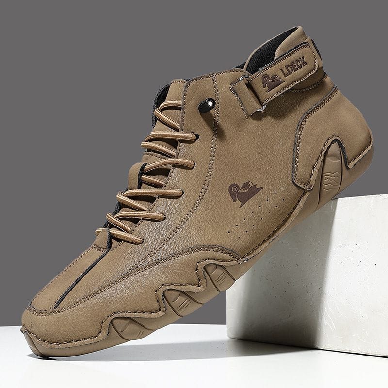 Lively® Dunkelbraun / 36 Wandara Orthoschuhe - Ultra-bequeme und rutschfeste Barfußschuhe aus Echtleder (Unisex)