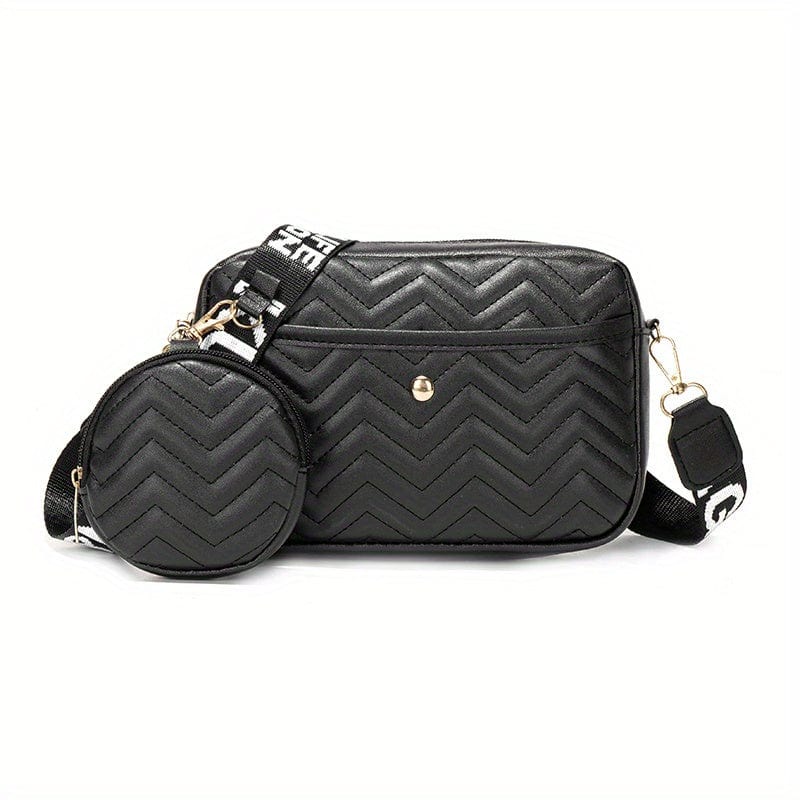 Lively® Sac à bandoulière matelassé avec porte-monnaie