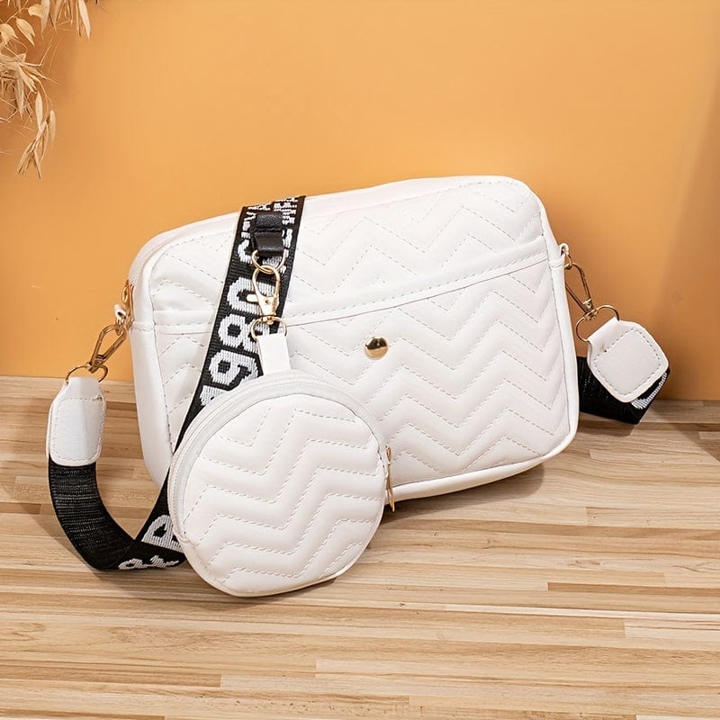 Lively® Sac à bandoulière matelassé avec porte-monnaie